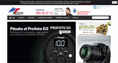 Desktop Screenshot of matfoto.es